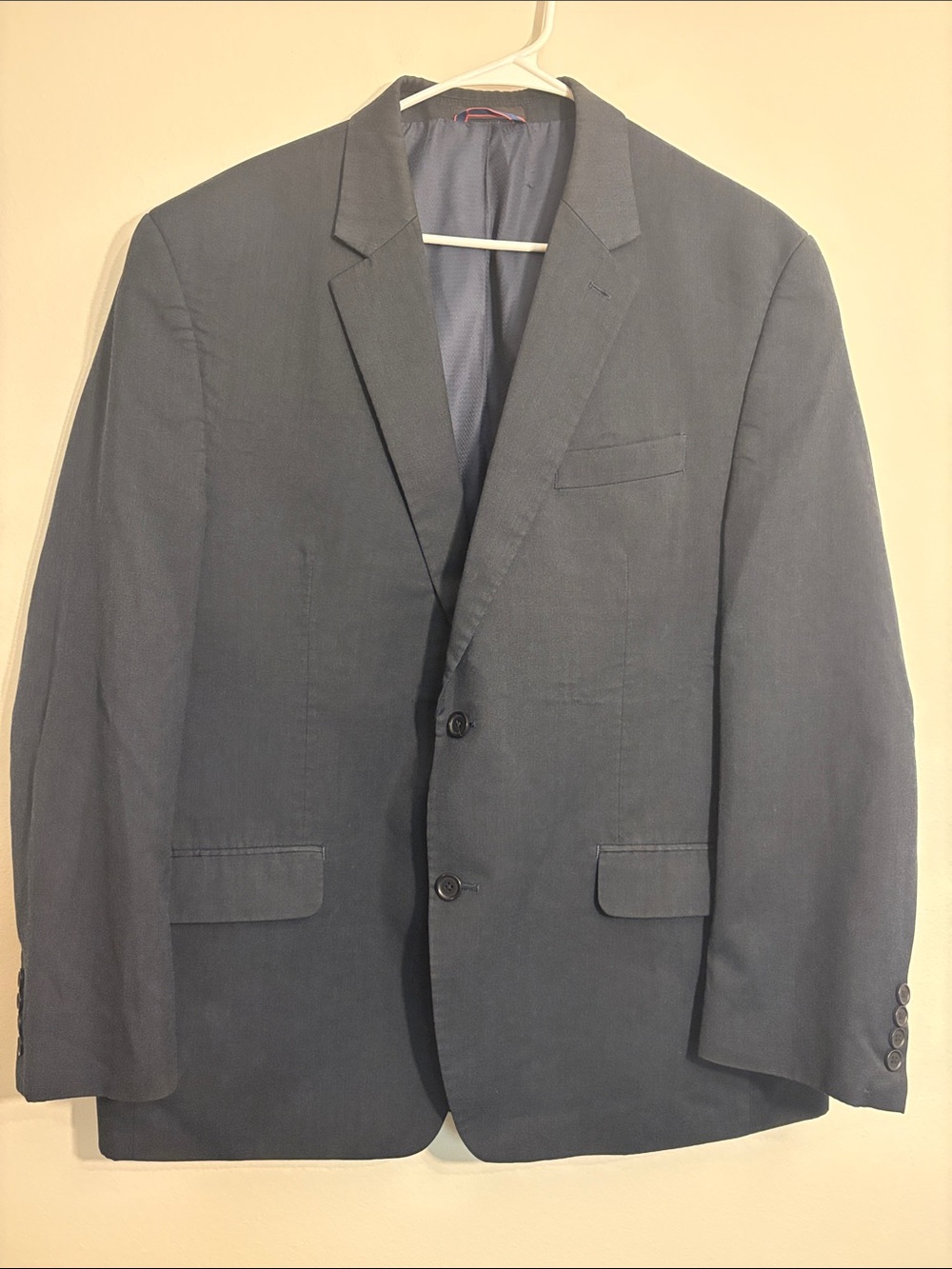 IZOD Classic Men's Navy Blazer Two Button Tailored Jacket
